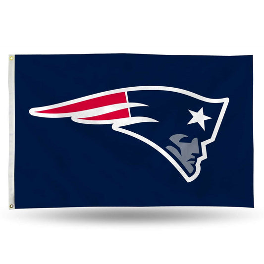  Rico New England Patriots Flag 0.125 In. H X 3 Ft. W X 5 Ft. L