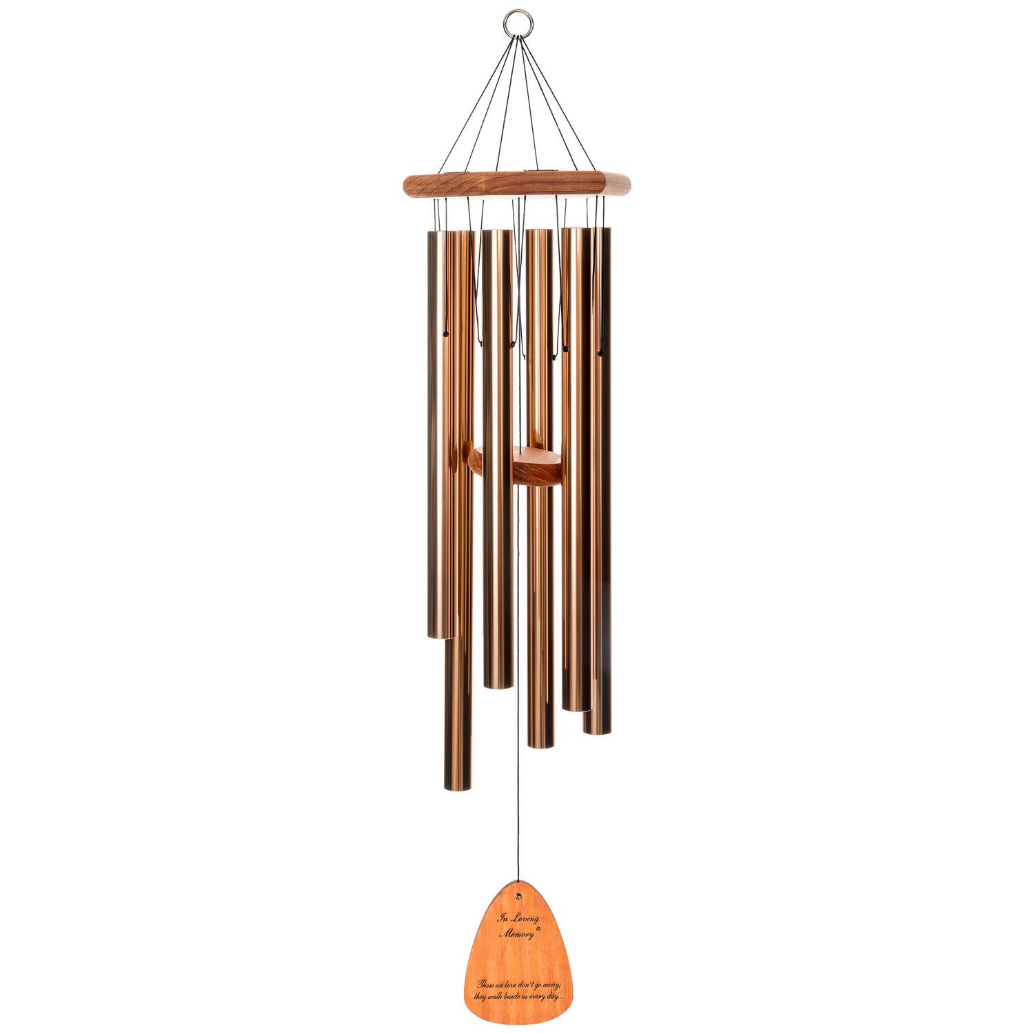  Wind River In Loving Memory Bronze Aluminum/Wood 42 In. Wind Chime