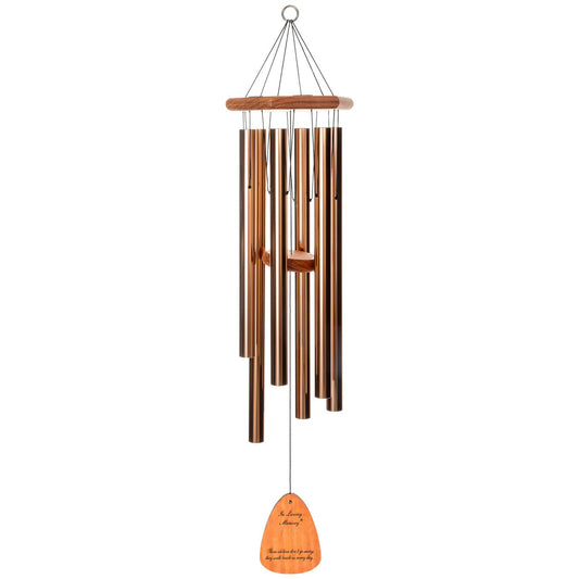  Wind River In Loving Memory Bronze Aluminum/Wood 42 In. Wind Chime