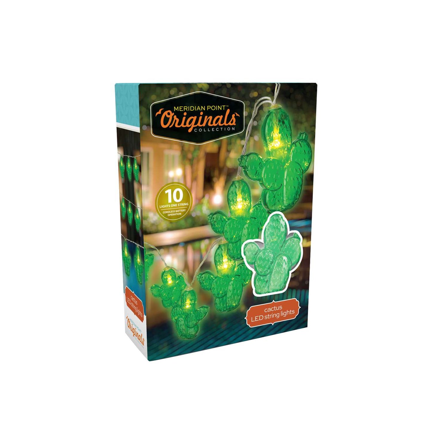  Meridian Point Originals LED String Lights Amber 4 Ft. 10 Lights