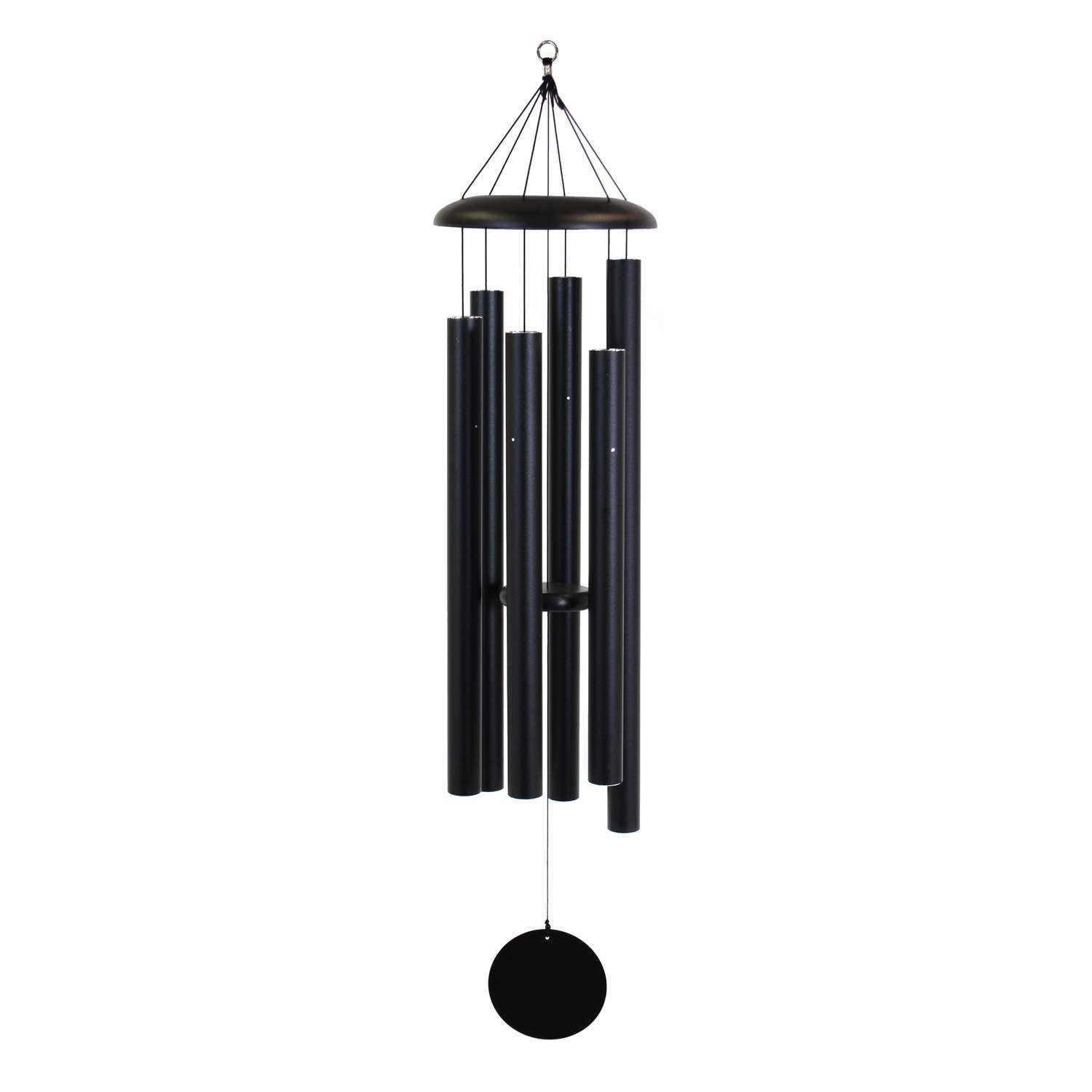  Corinthian Bells Black Aluminum 60 In. Wind Chime