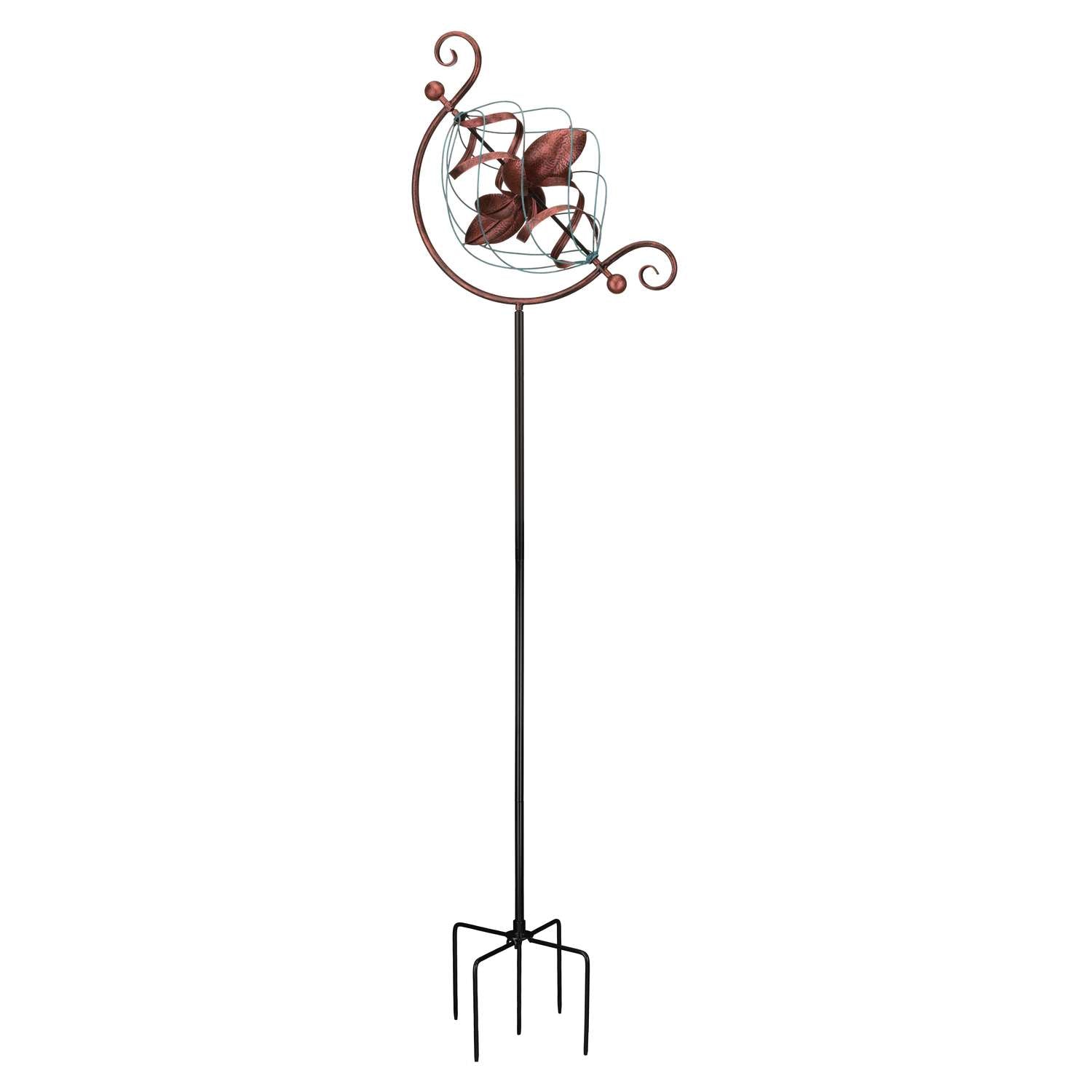  Regal Art & Gift Bronze Metal 71.5 In. H Twister Spinner