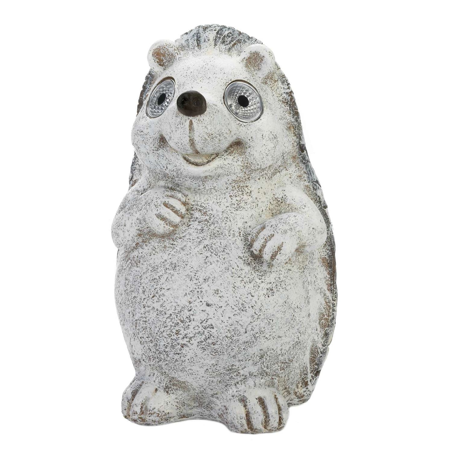  Summerfield Terrace Gray Polyresin 12 In. H Hedgehog Solar Statue