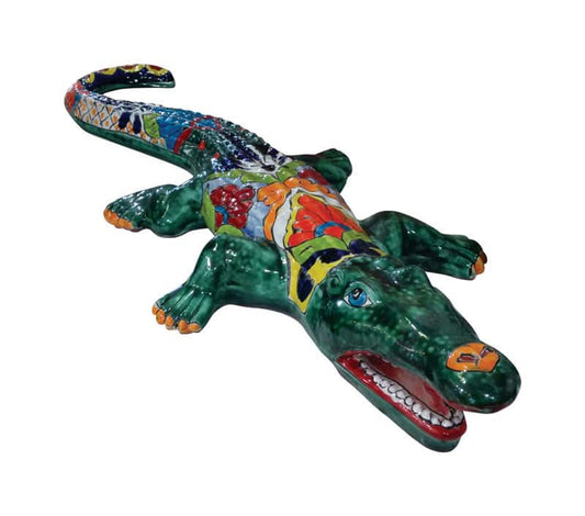  Avera Products Talavera Ceramic Assorted 4 In. Alligator Statue