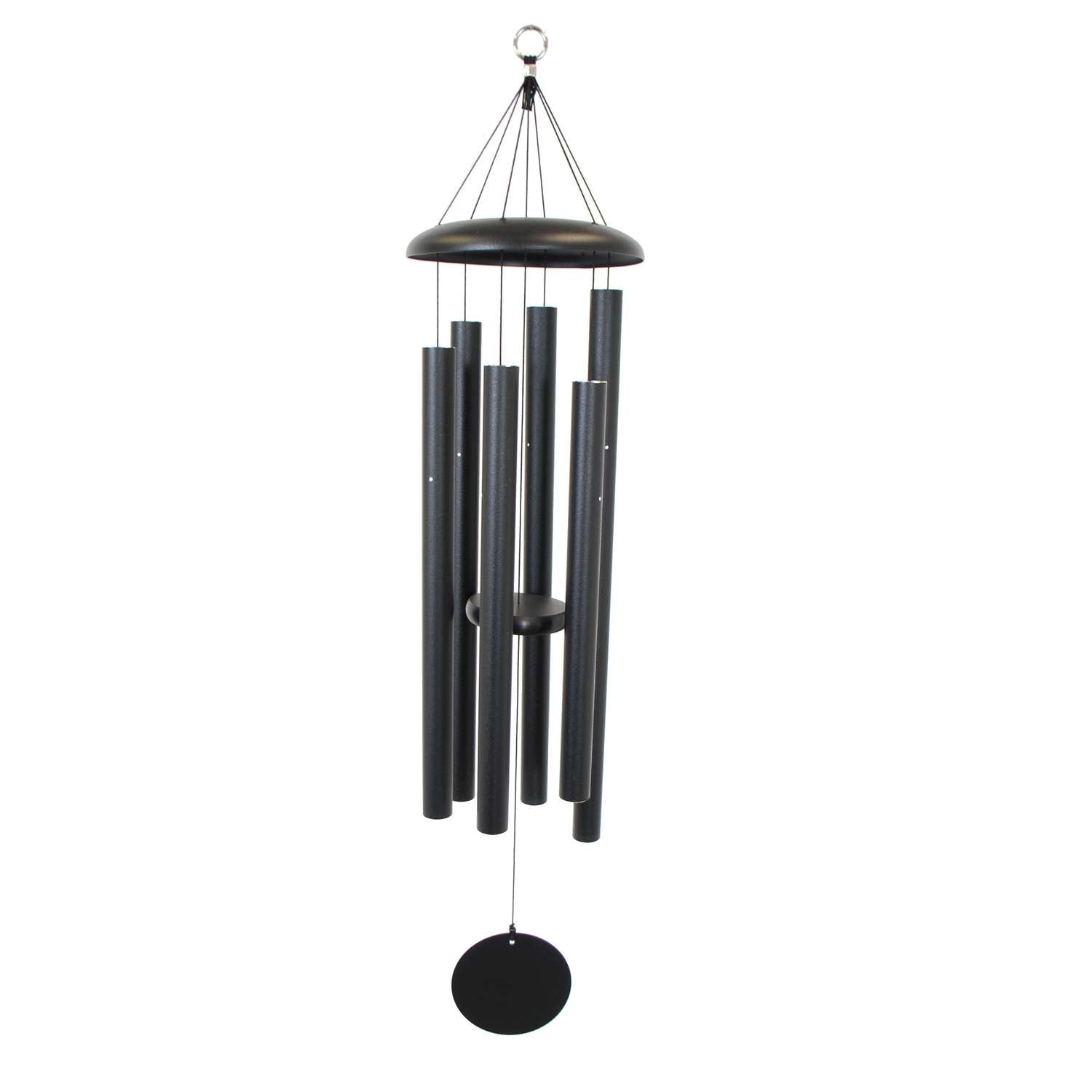  Corinthian Bells Black Aluminum 44 In. Wind Chime