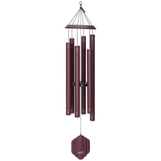  Wind River Arabesque Garnet Aluminum 57 In. Wind Chime