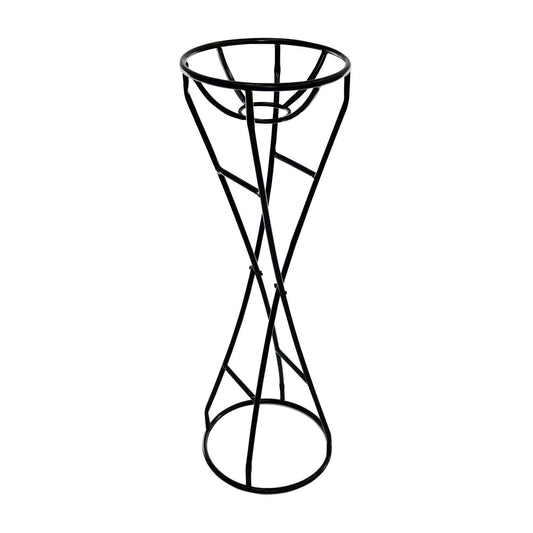  Alpine Black Metal 24 H Gazing Ball Stand