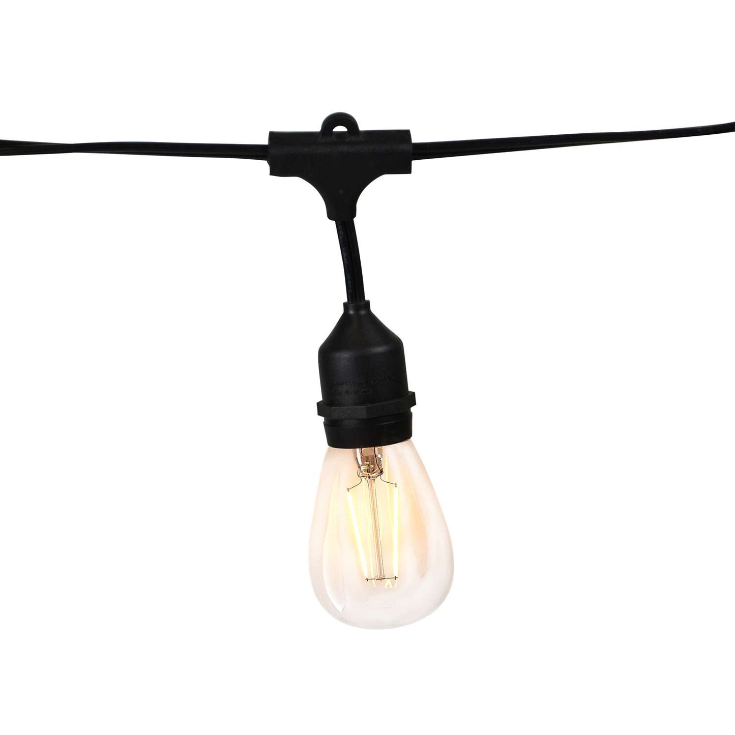  Living Accents LED Vintage S14 Light Set Warm White 20 Ft. 10 Lights