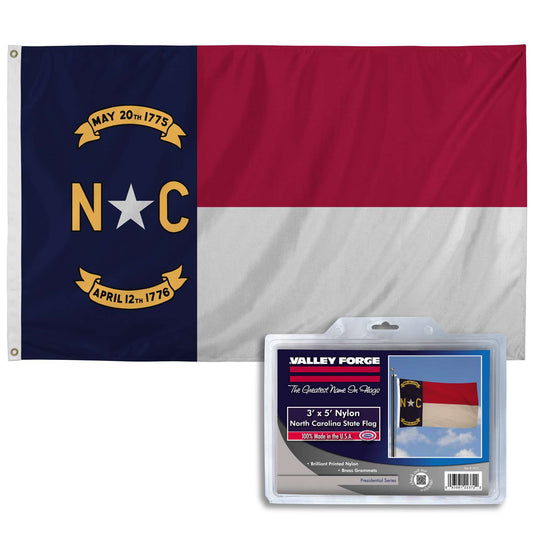  Valley Forge North Carolina State Flag 36 In. H X 60 In. W