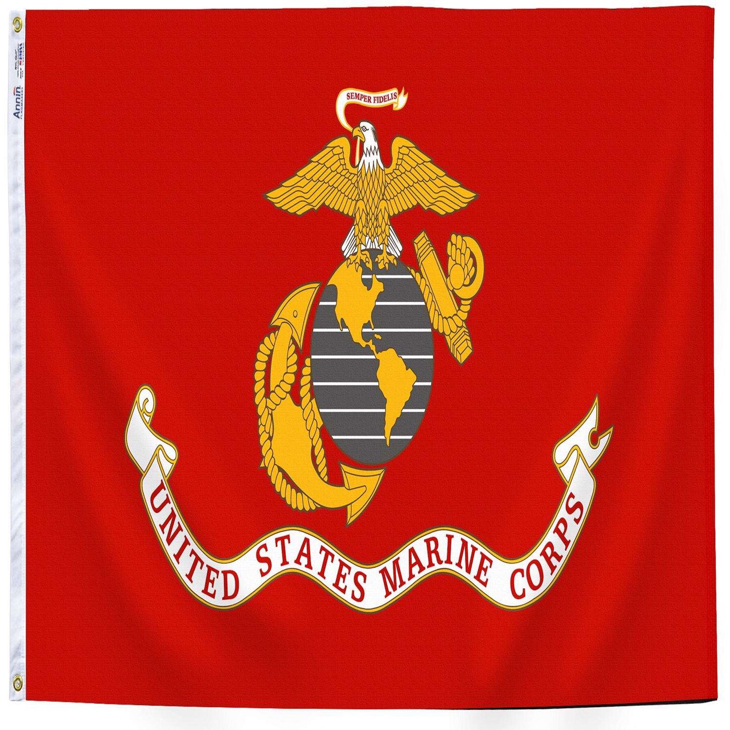  Annin Flagmakers US Marine Corps Military Flag 36 In. H X 5 Ft. L