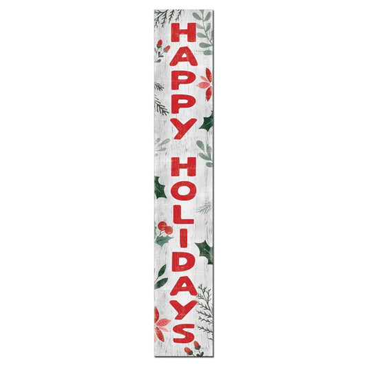  My Word! Multicolored Wood 46.5 In. H Happy Holidays Porch Sign