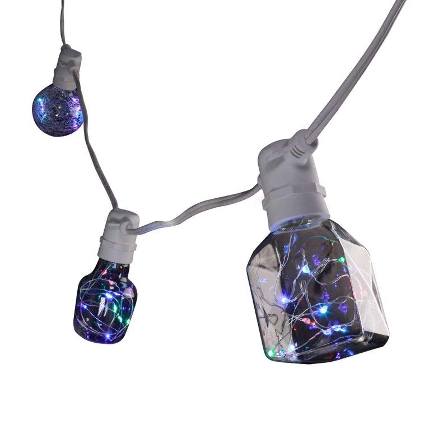  Feit String Lights LED Mix N Match Socket String Light Strand Clear 10 Ft. 5 Lights