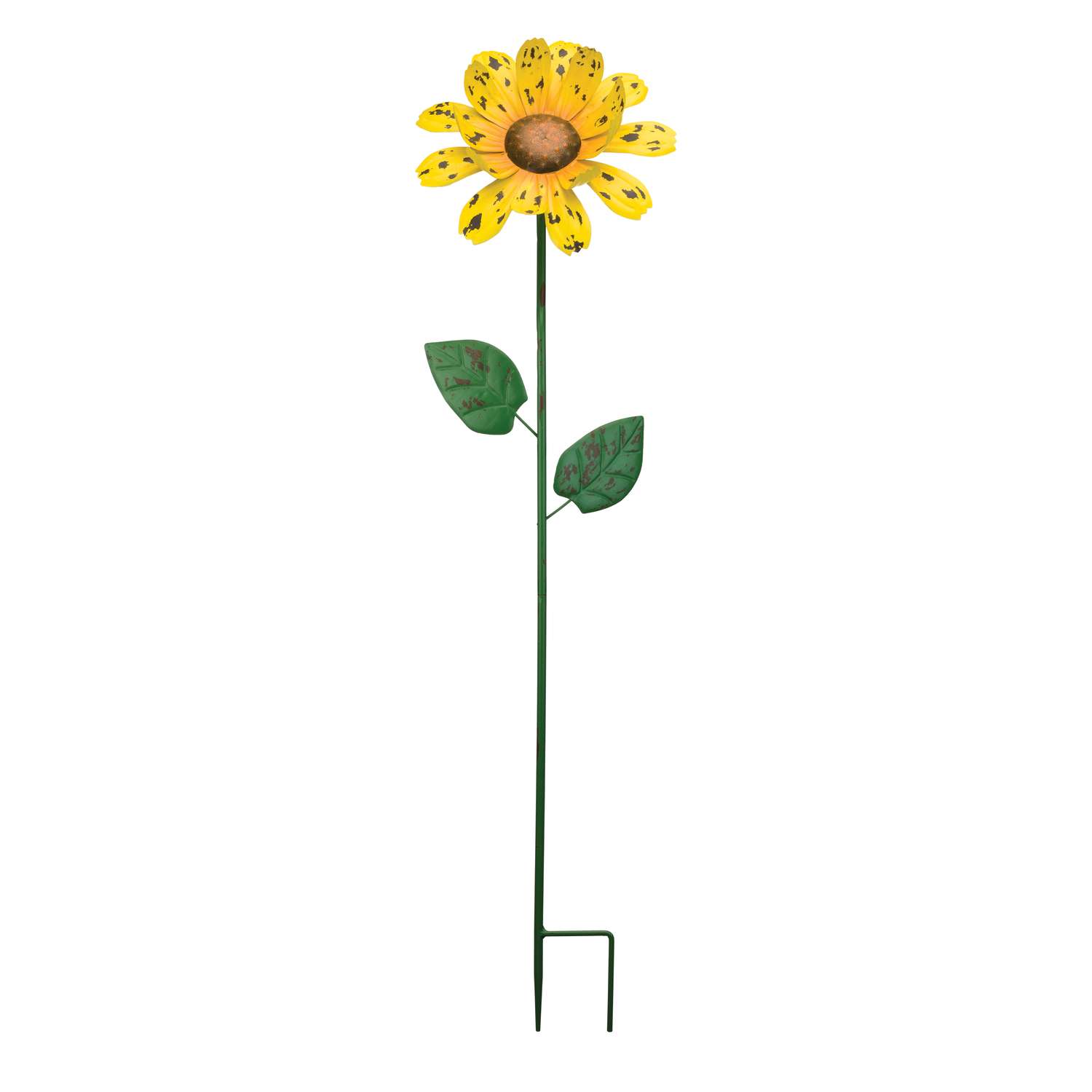  Regal Art & Gift Yellow Metal 36 In. H Outdoor Garden Stake