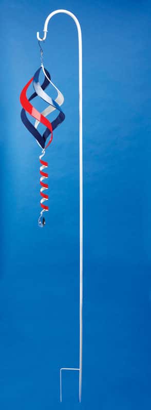  Alpine Multi-color Metal/Plastic 38 In. Striped Outdoor Spinner