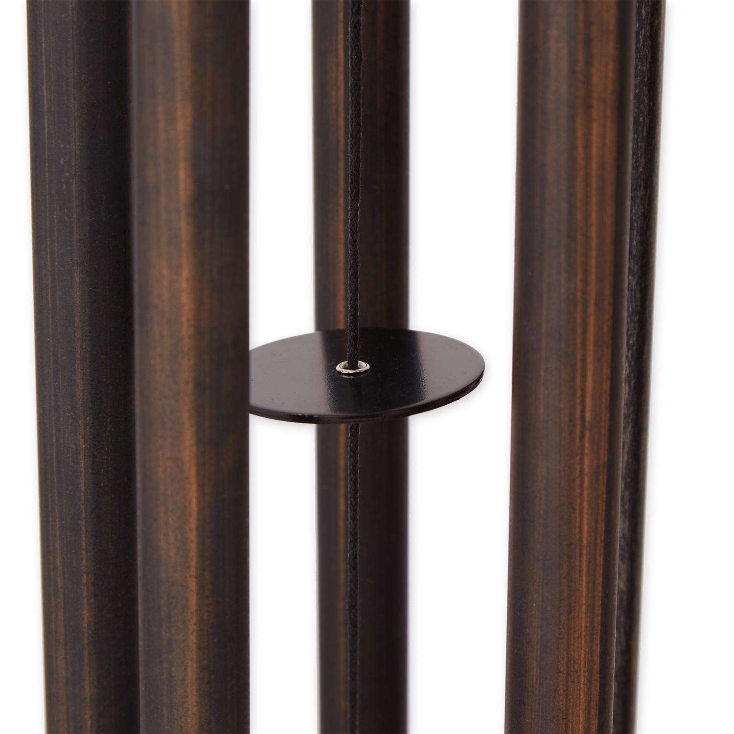  Zingz Copper Vein Iron 45 In. Weathervane Rooster Wind Chime