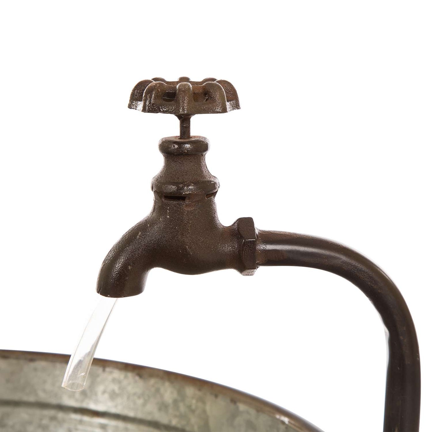  Glitzhome Metal Silver 25.5 In. H Fountain