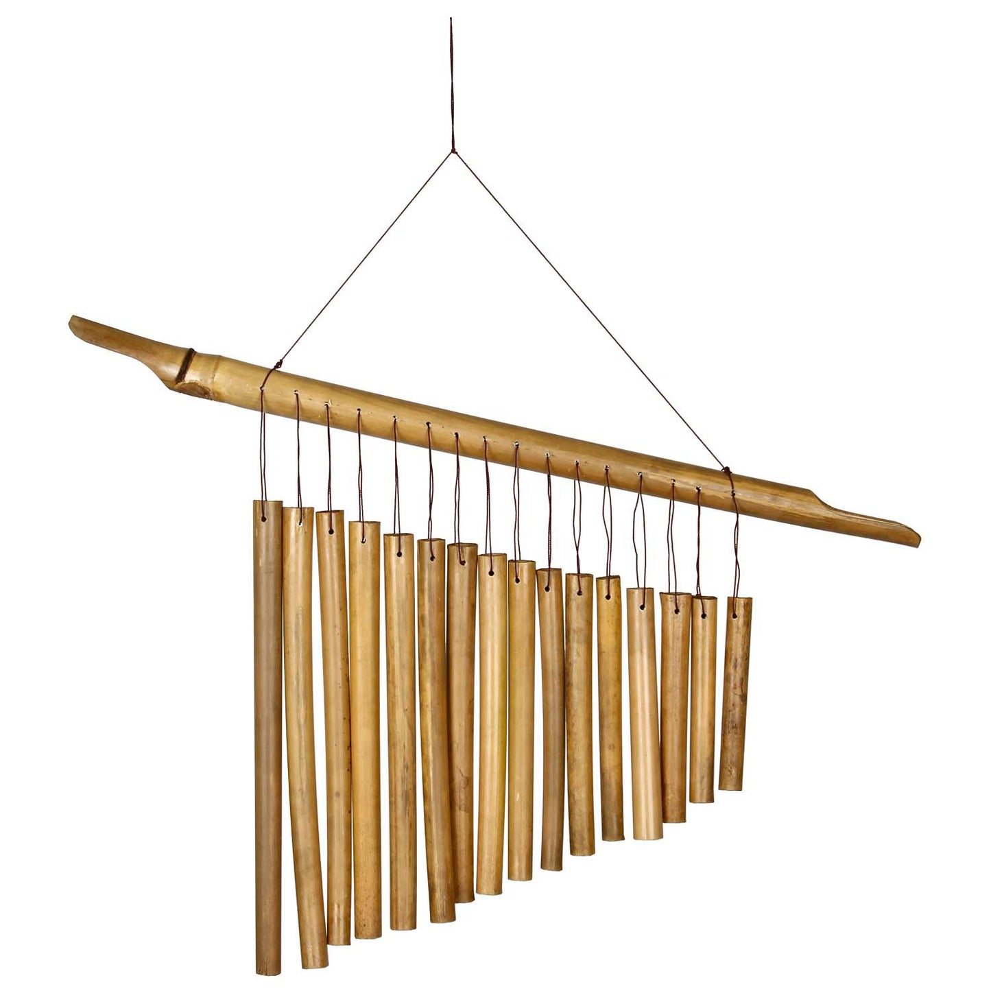  Woodstock Chimes Asli Arts Brown Bamboo 30 In. Harp Wind Chime
