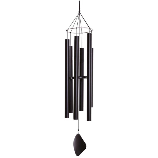  Music Of The Spheres, Inc Quartal Alto Black Aluminum 50 In. Wind Chime
