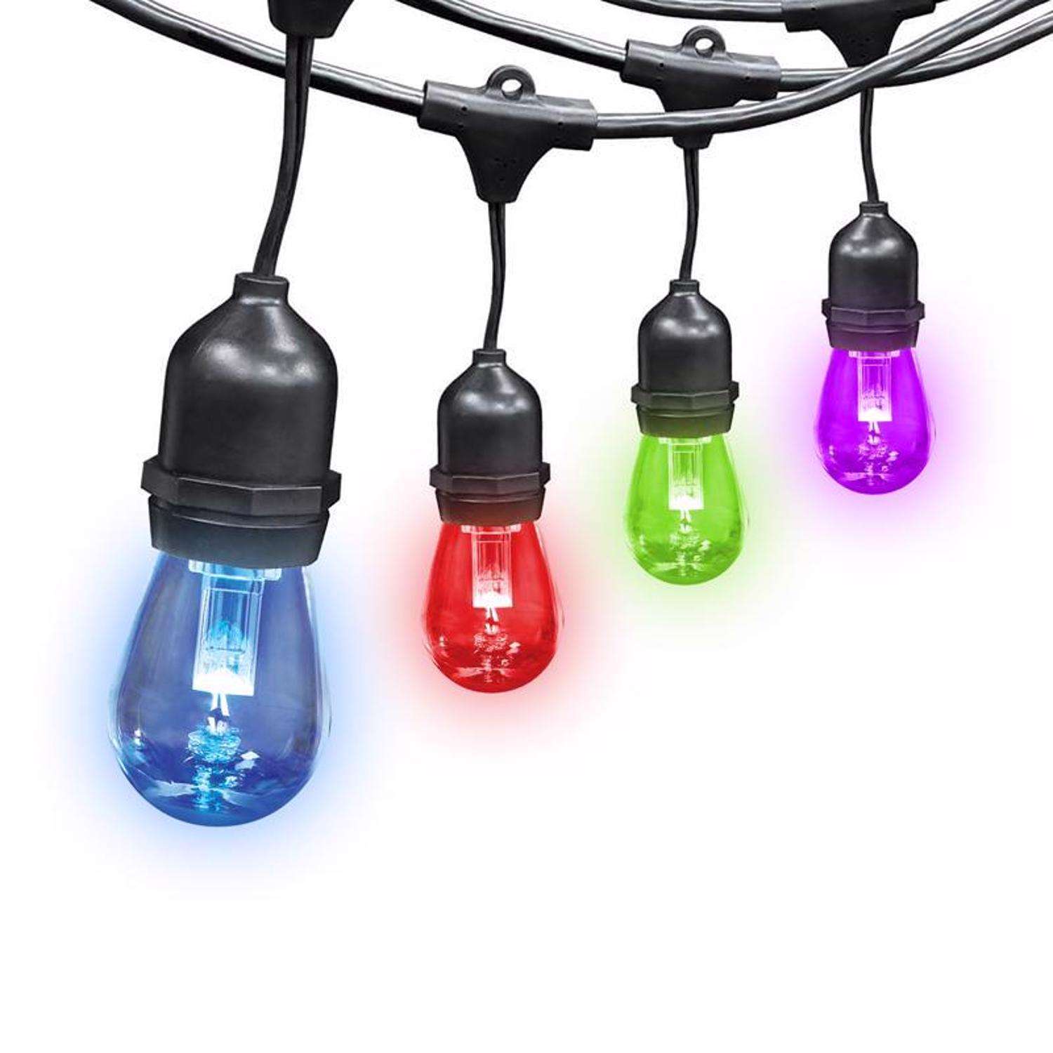  Feit String Lights LED String Lights Multicolored 24 Ft. 12 Lights