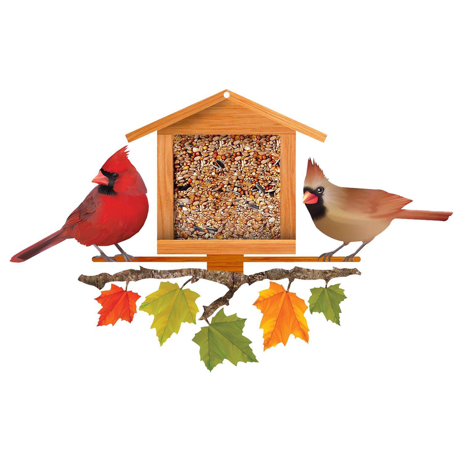  Next Innovations Multicolored Metal 12 In. H Nature's Symphony Cardinals Birdhouse Wind Spinner