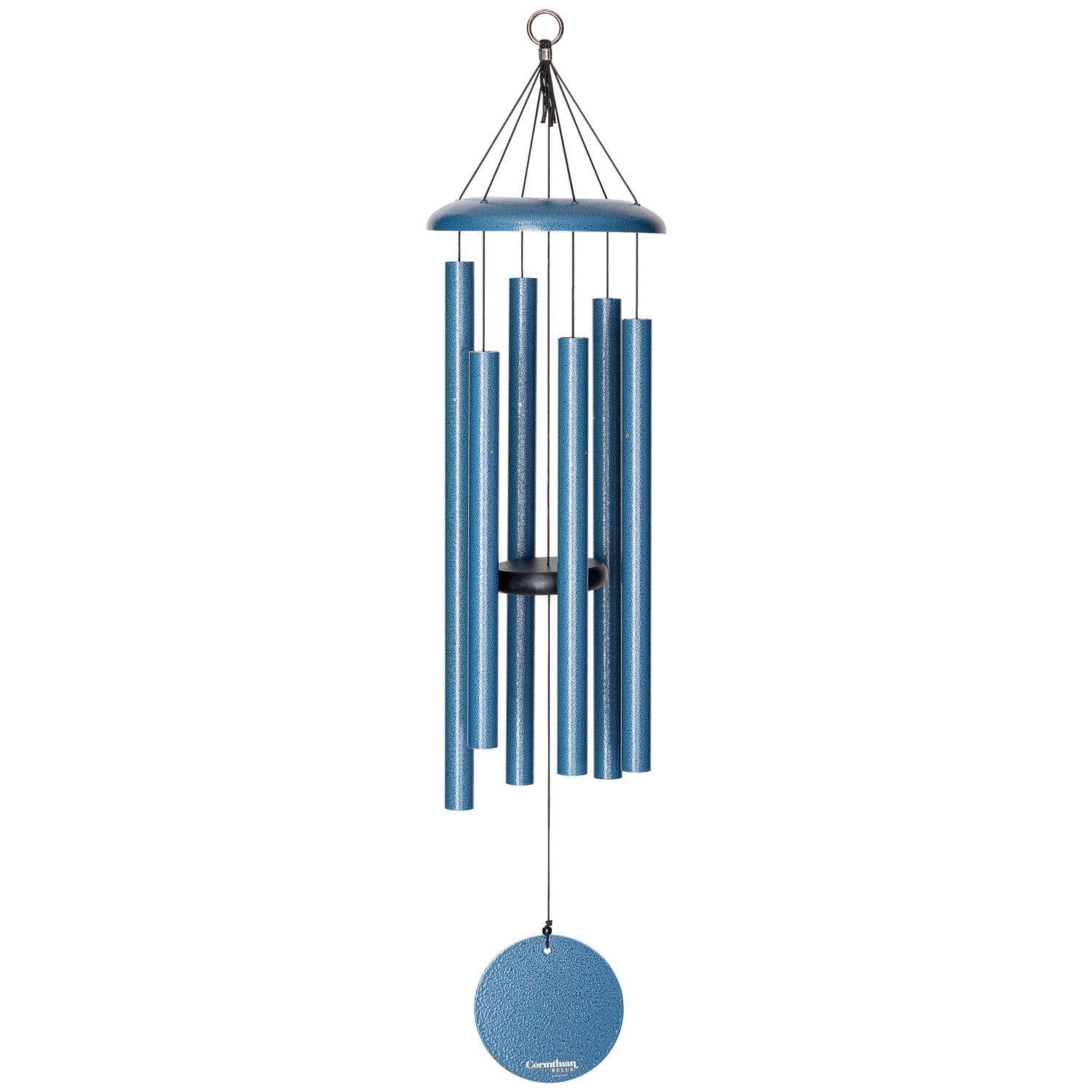  Corinthian Bells Blue Aluminum 30 In. Wind Chime