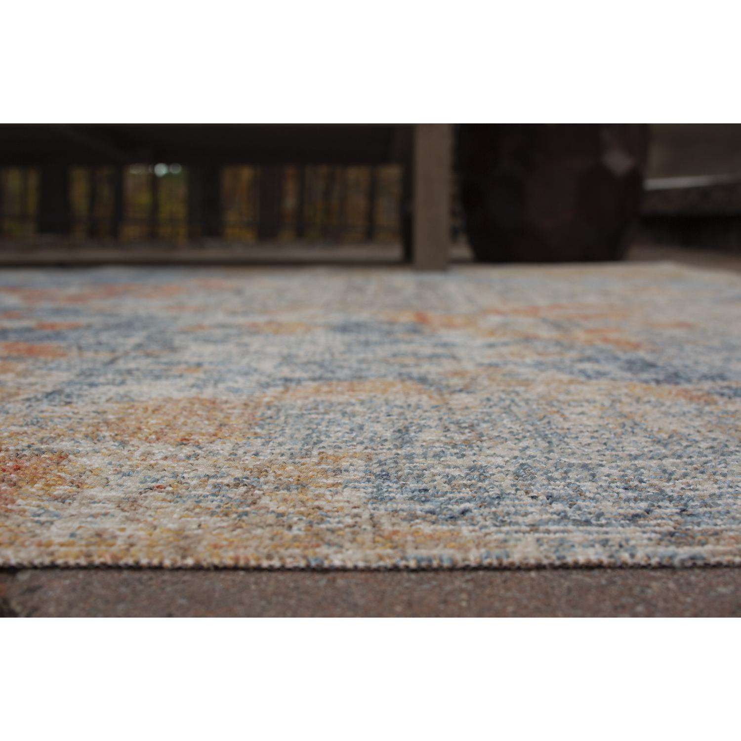  Signature Design By Ashley Wraylen 120 In. L Multicolored Ethereal Polypropylene Rug