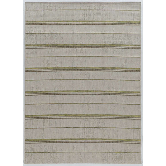  Linon Home Decor 9.5 Ft. W X 6.5 Ft. L Sand Green Polypropylene Rug