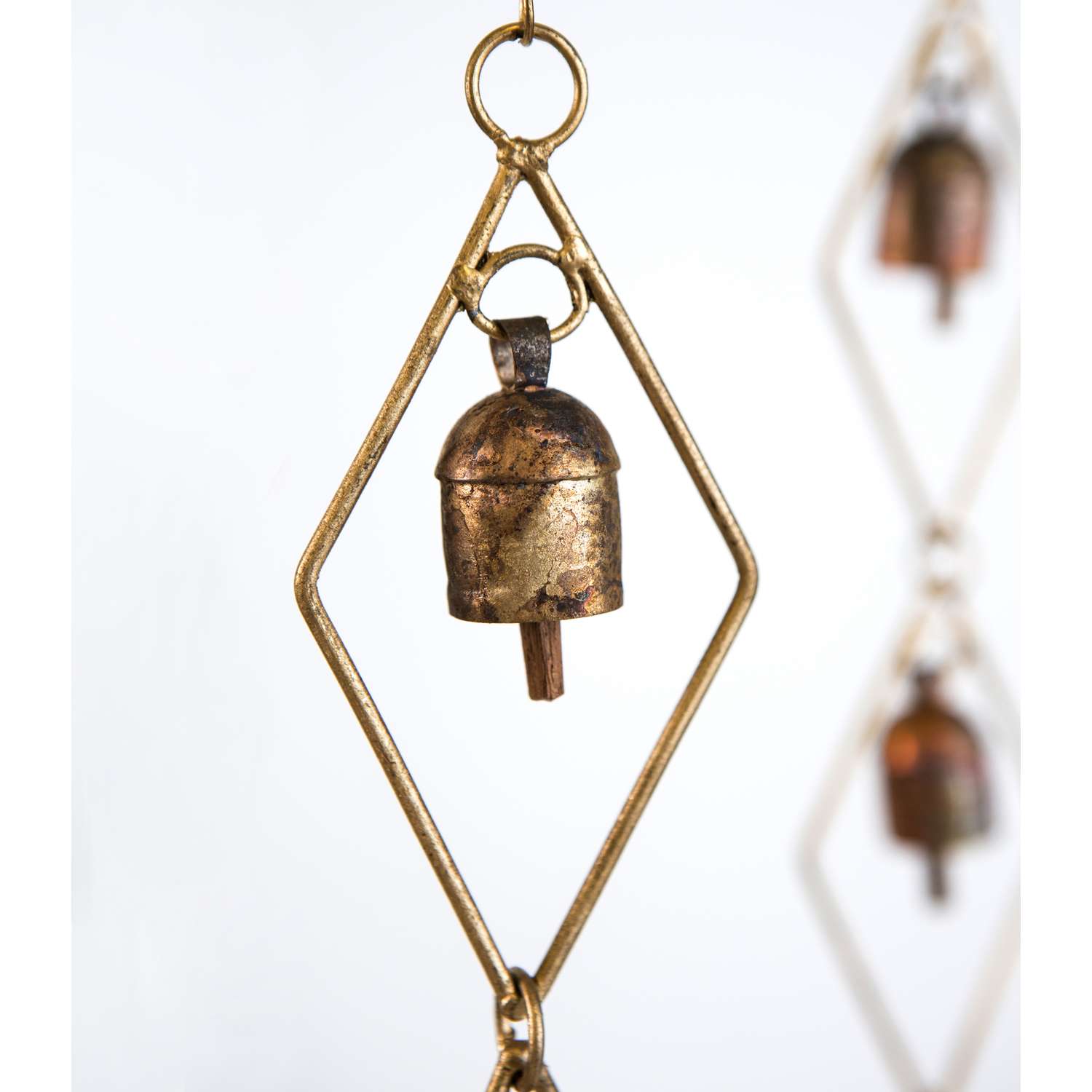  Matr Boomie Copper Vein Metal/Wood 16.00 Inches In. Wind Chime