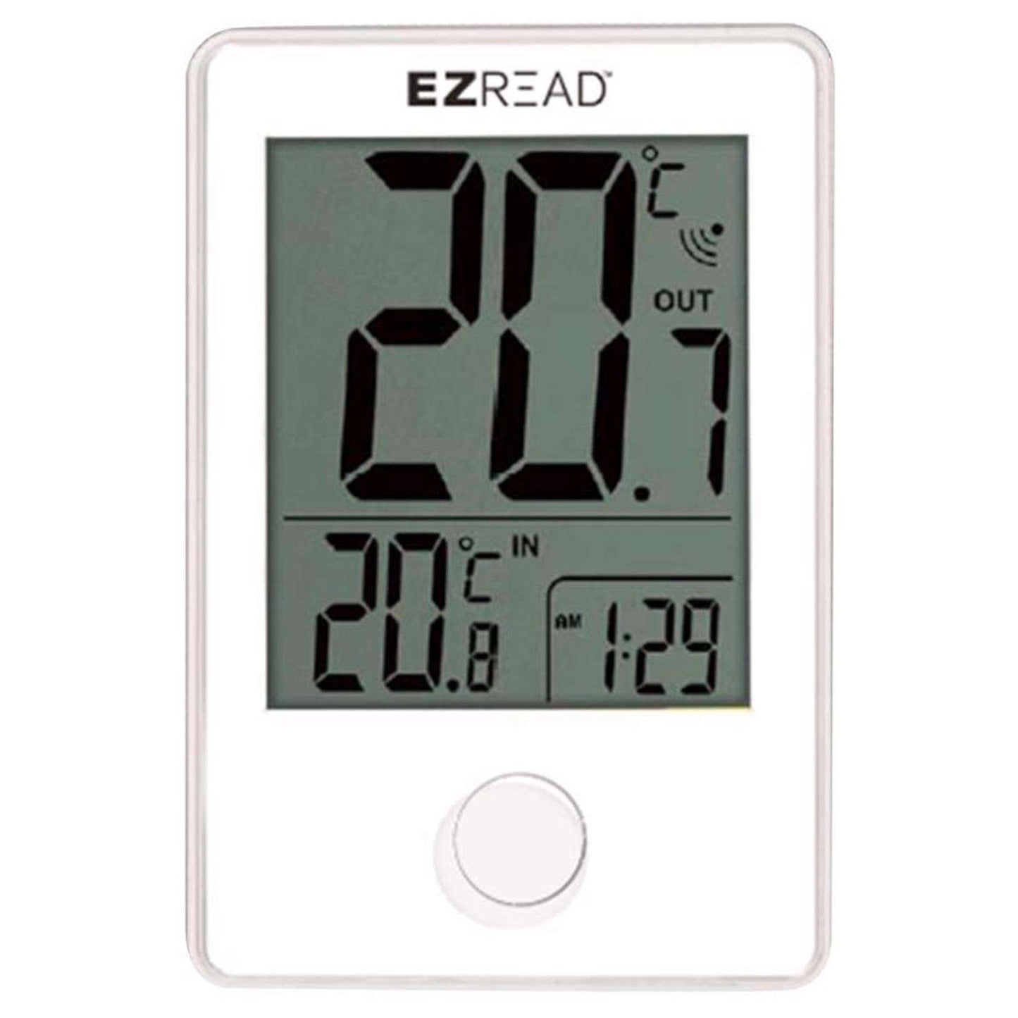  Headwind EZRead Clock/Thermometer Polyresin White