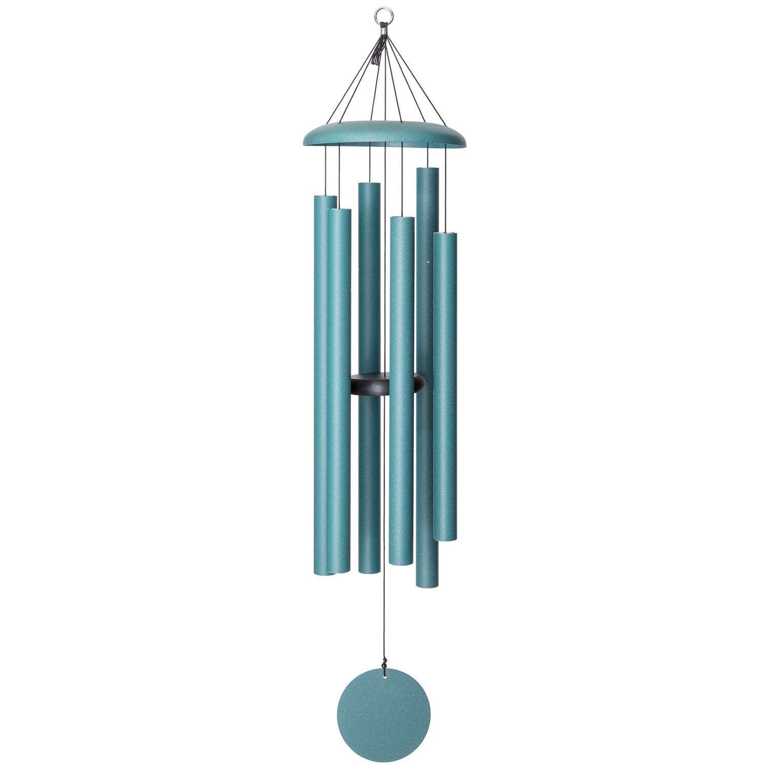 Corinthian Bells Patina Green Aluminum 50 In. Wind Chime