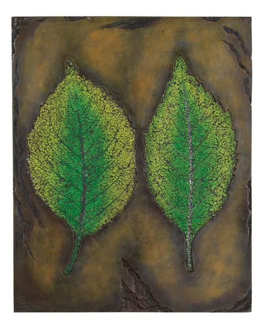  Living Accents Multicolored 26 In. H Elm Leaf Wall Hanging Decor