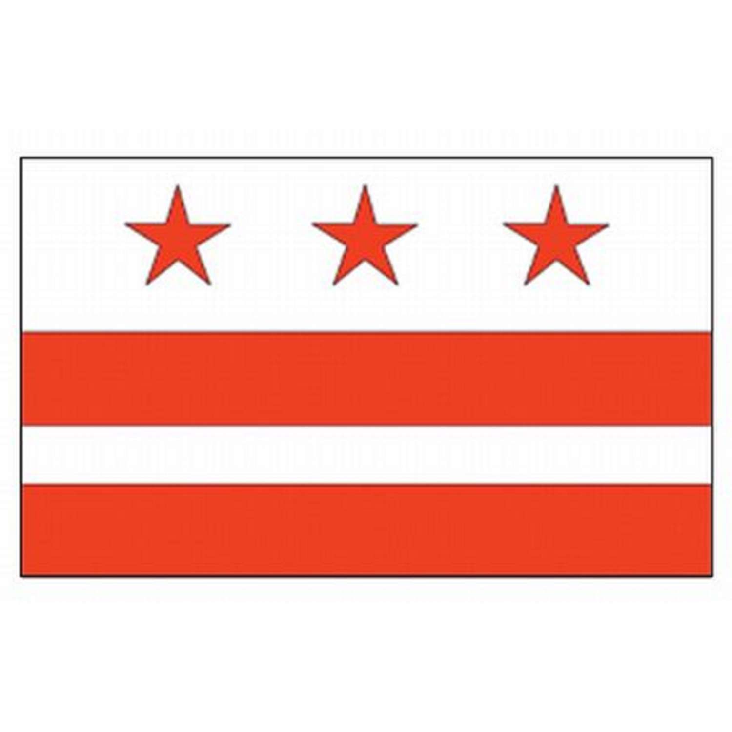  Valley Forge District Of Columbia State Flag 36 In. H X 60 In. W