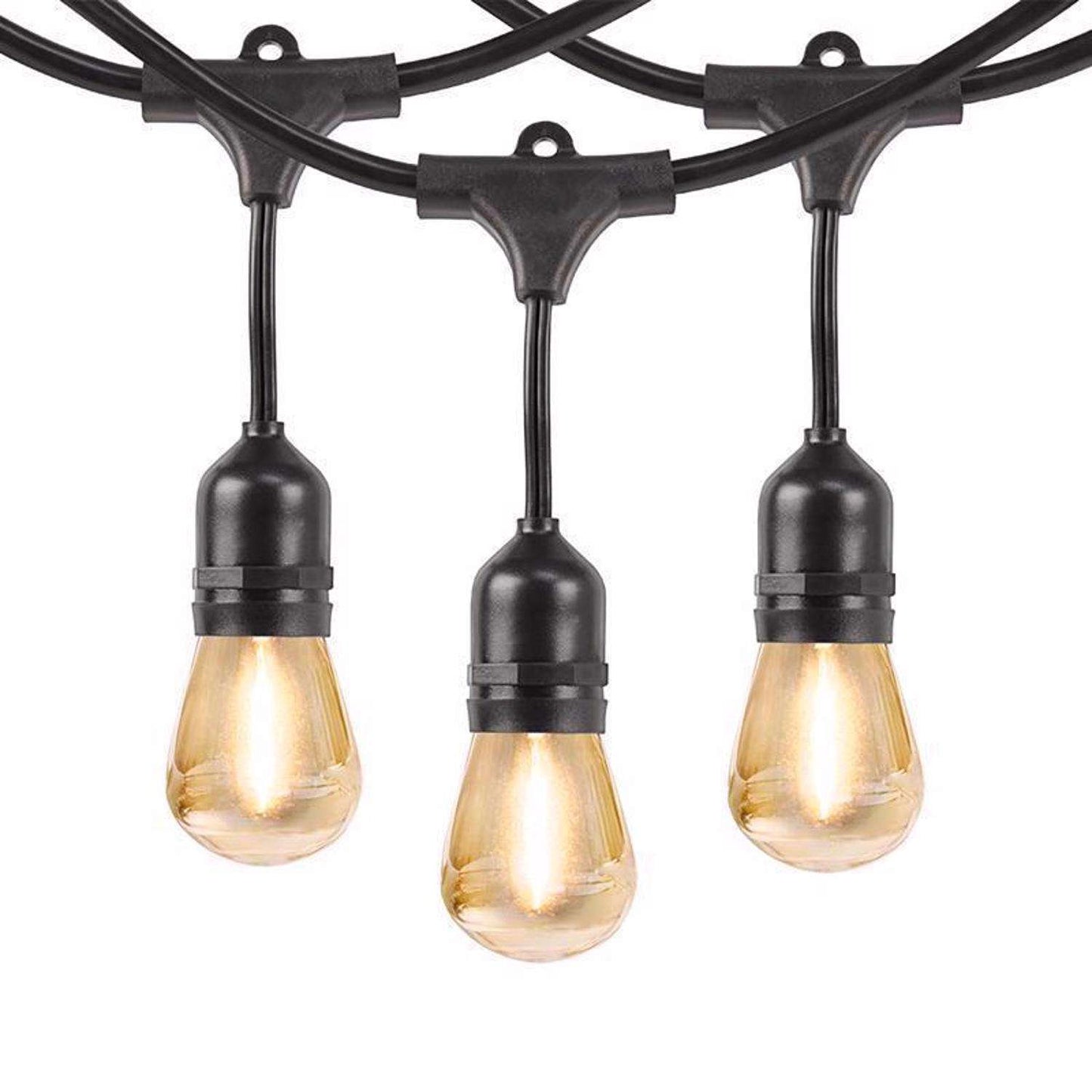  Feit SOLAR STRING LIGHTS LED Solar String Light Set Clear 20 Ft. 11 Lights