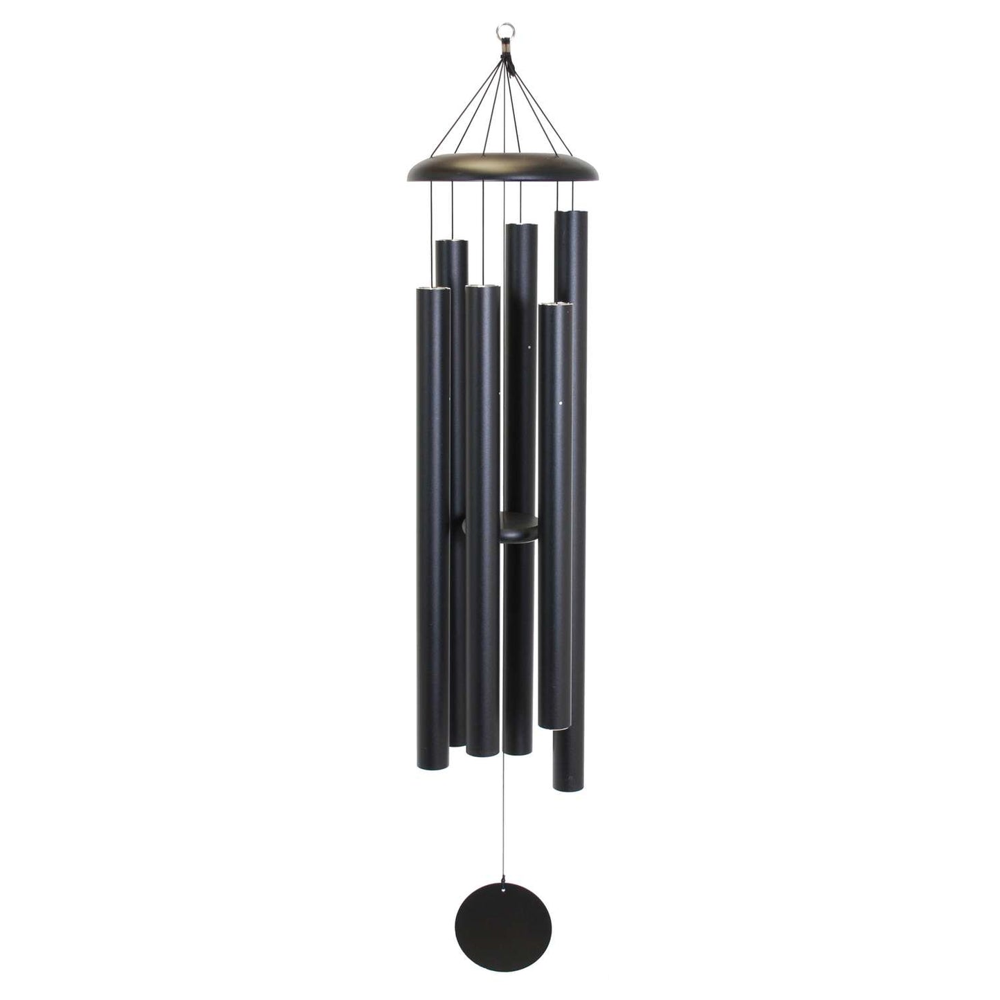  Corinthian Bells Black Aluminum 65 In. Wind Chime