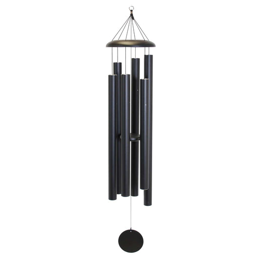  Corinthian Bells Black Aluminum 65 In. Wind Chime