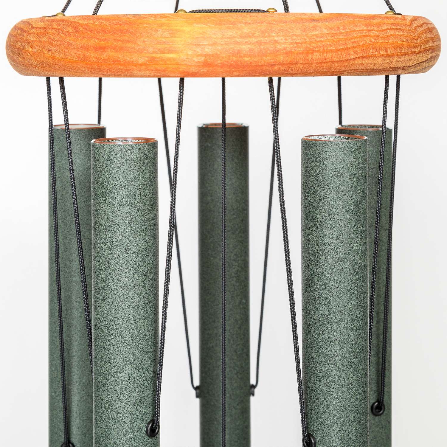  Wind River Festival Forest Green Aluminum/Wood 42 In. Wind Chime