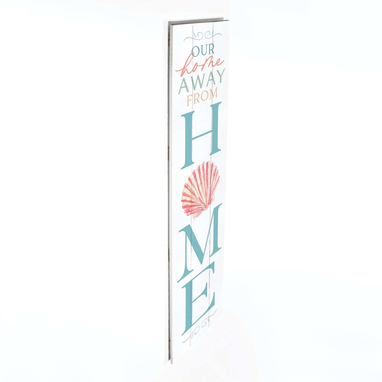  P. Graham Dunn Multicolored Wood 47 In. H Our Home Away From Home Porch Sign