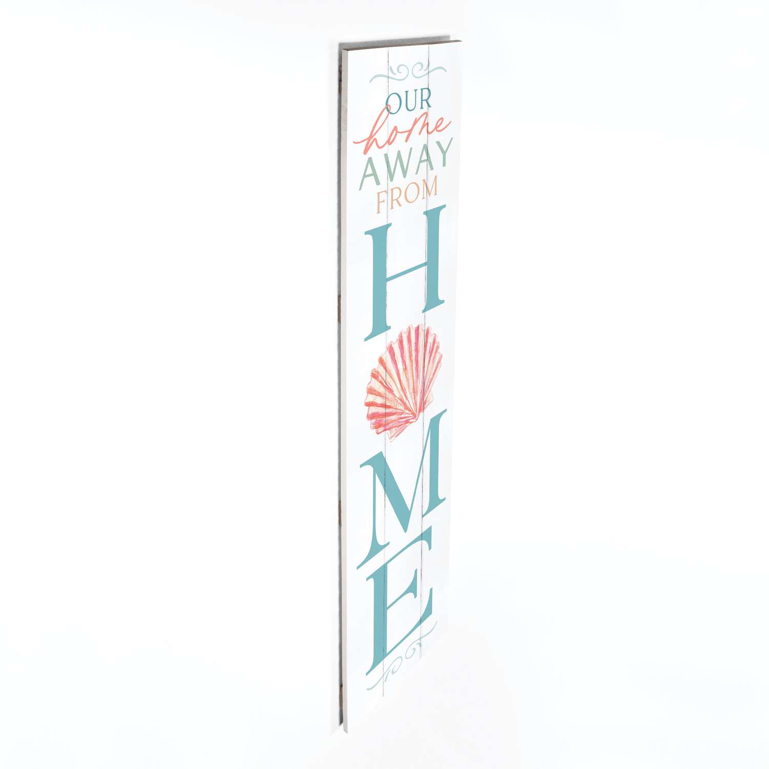  P. Graham Dunn Multicolored Wood 47 In. H Our Home Away From Home Porch Sign