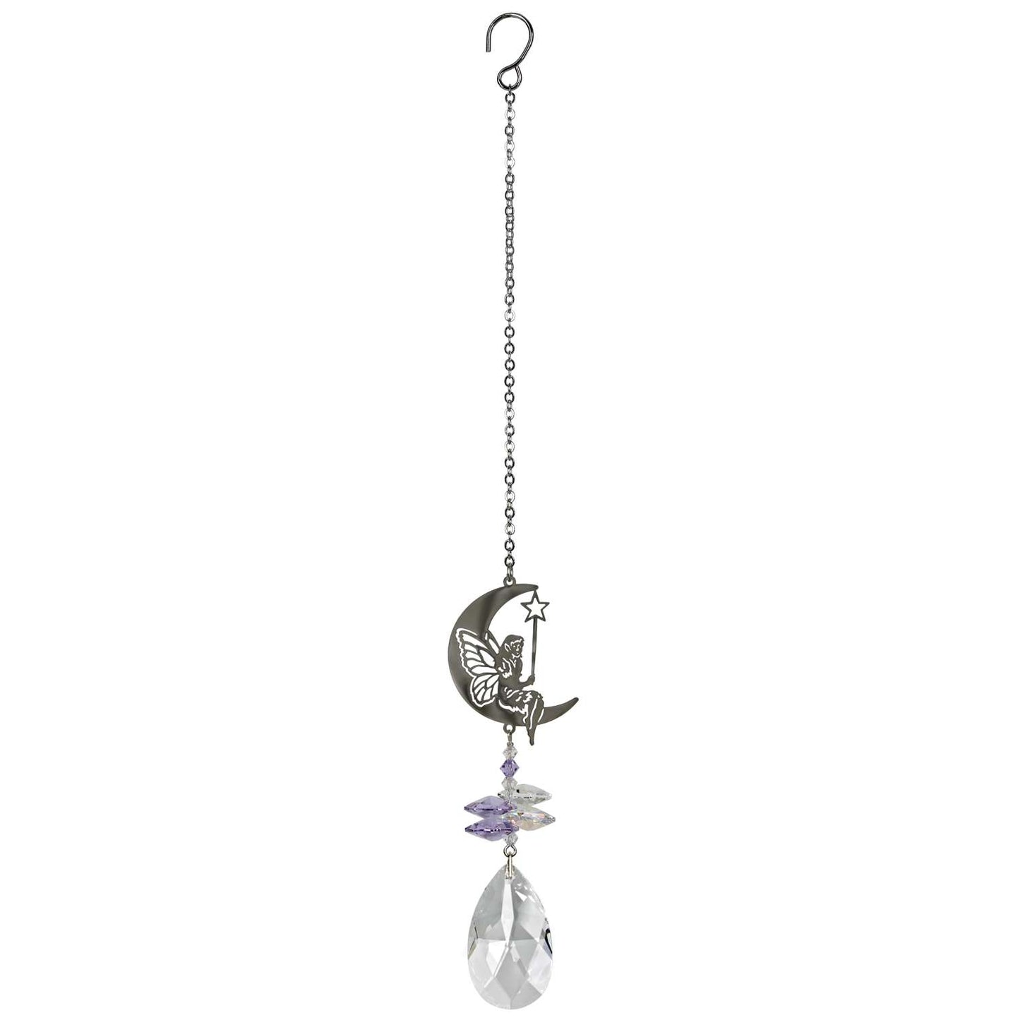  Woodstock Chimes Multi-color Crystal 4.5 In. Fairy Wind Chime
