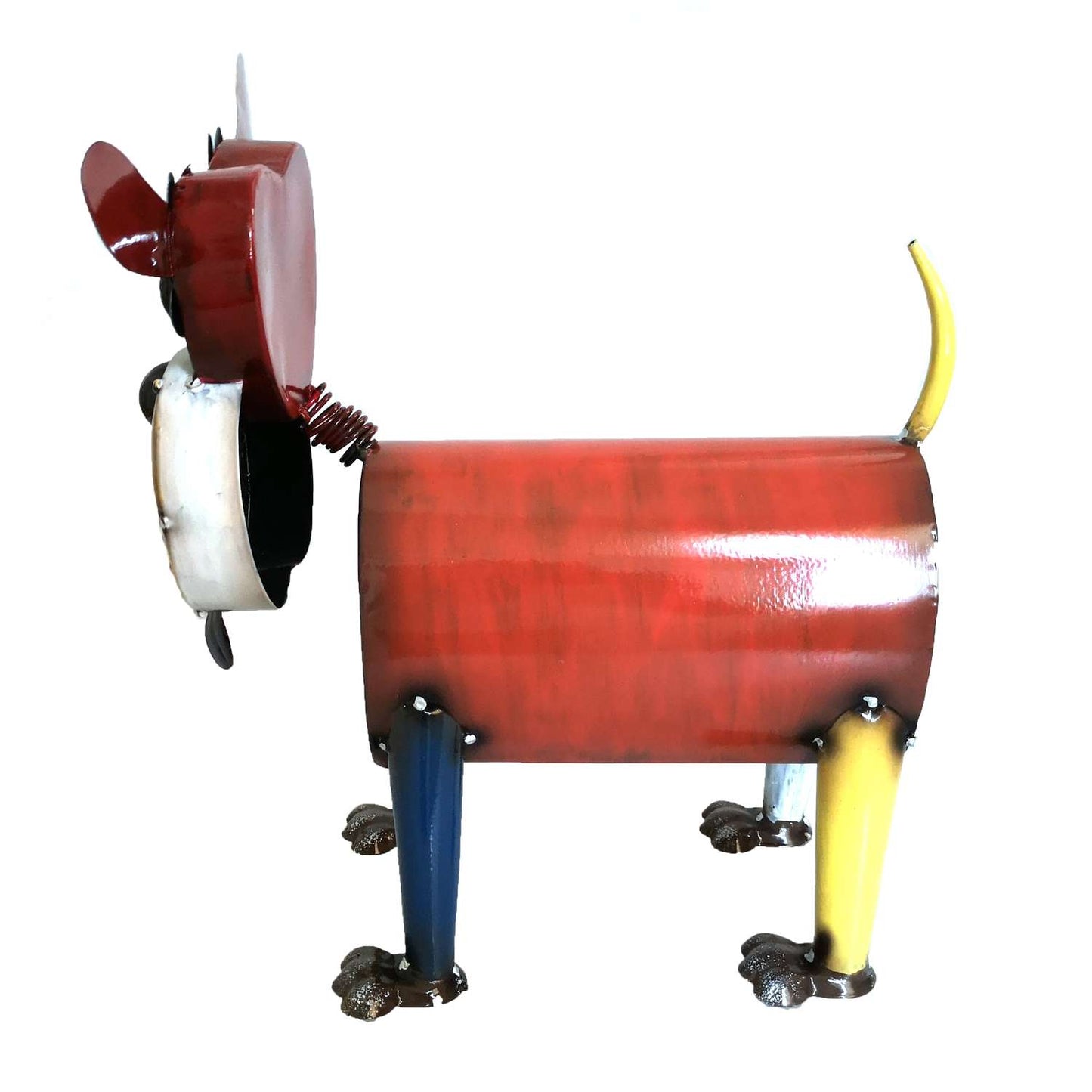  Infinity Multicolored Iron 14 In. H Dog Statue