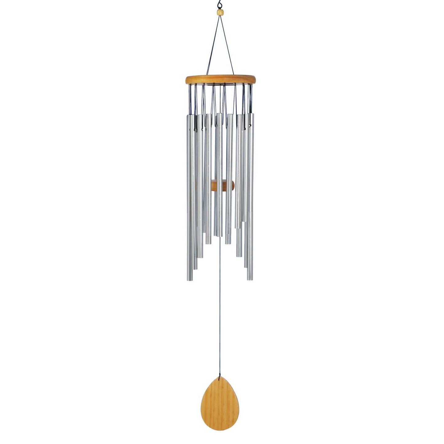 Summerfield Terrace Brown/Silver Metal/Wood 28 In. Timeless Wind Chime
