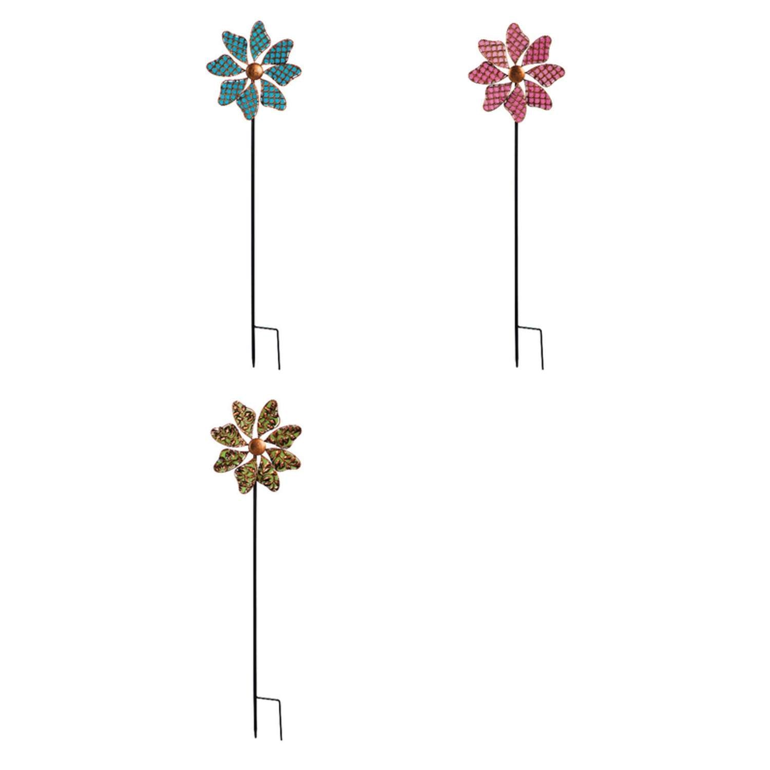  Meadow Creek Multicolored Metal 33 In. H Outdoor Garden Stake