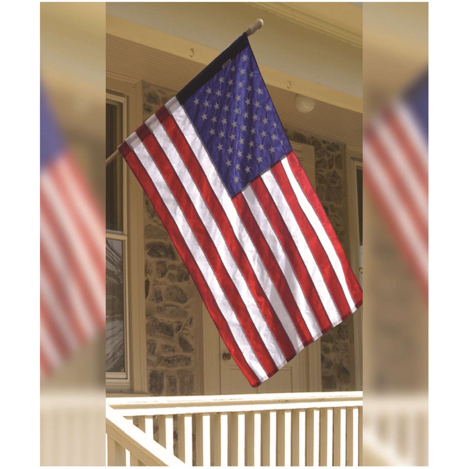  Valley Forge American Flag Set 30 In. H X 4 Ft. W