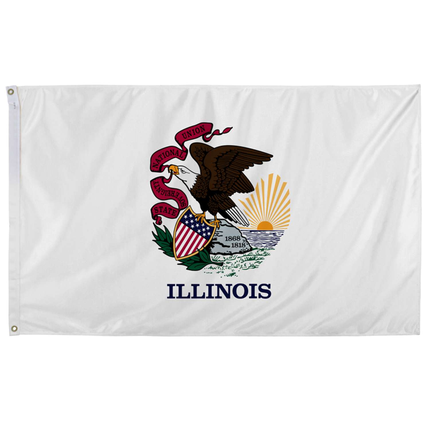  Valley Forge Illinois State Flag 36 In. H X 60 In. W
