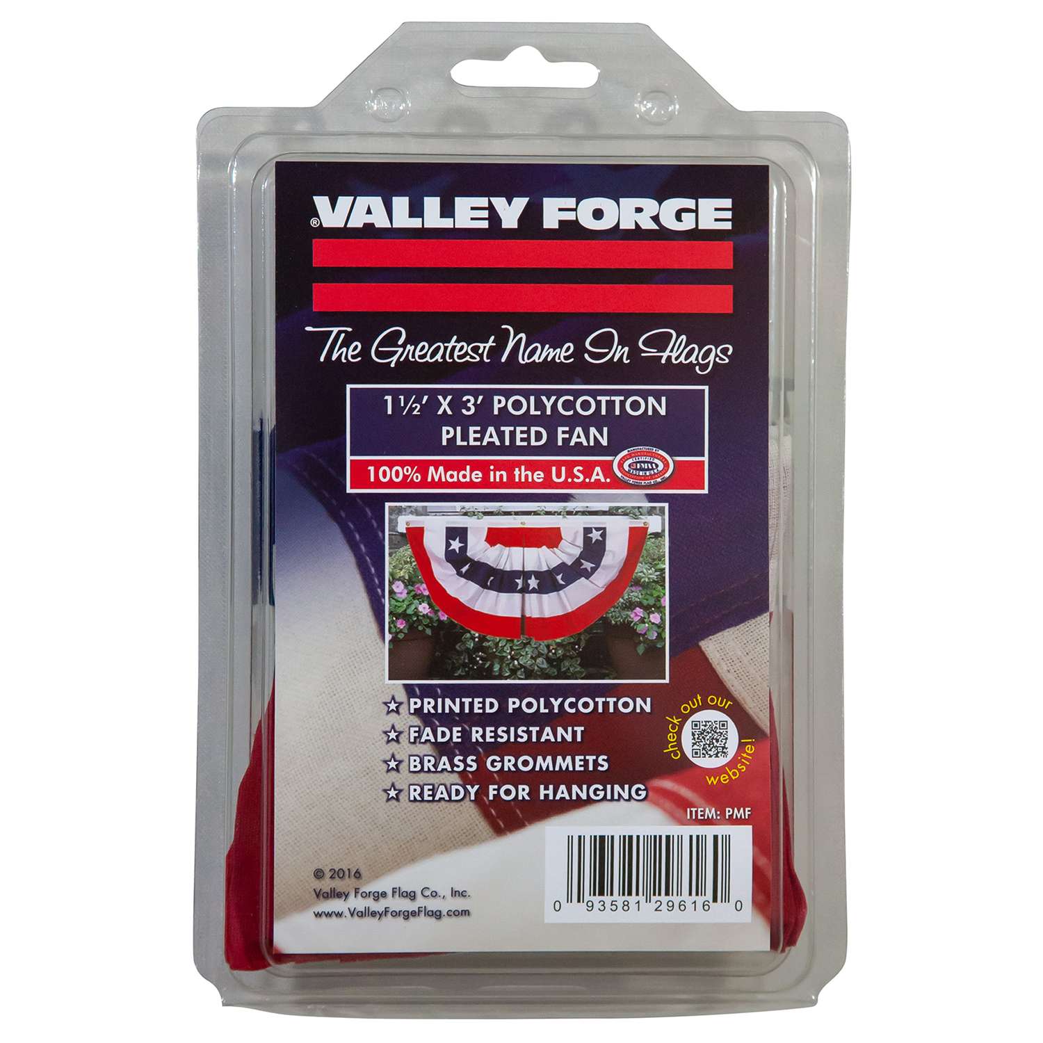  Valley Forge American Banner 18 In. H X 36 In. W