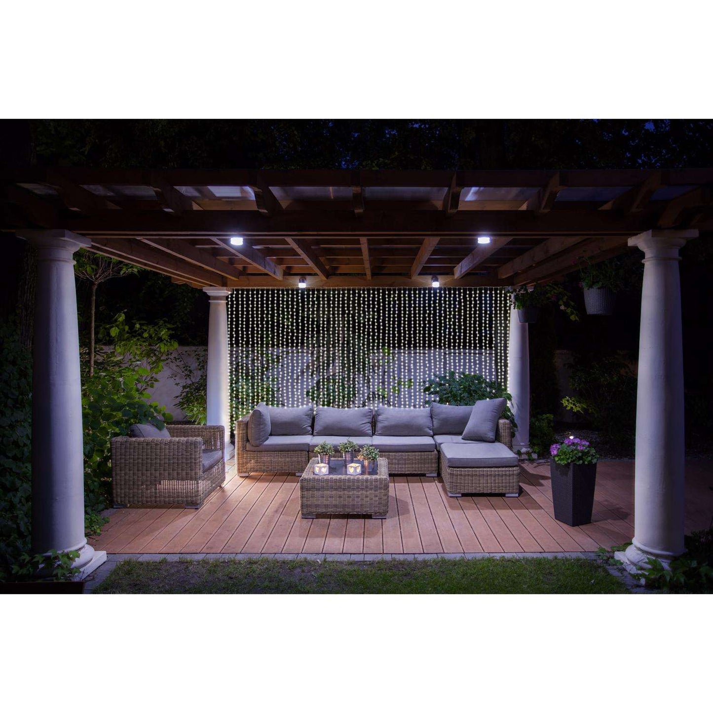  Living Accents LED Light Set Warm White 7.4 Ft. 608 Lights