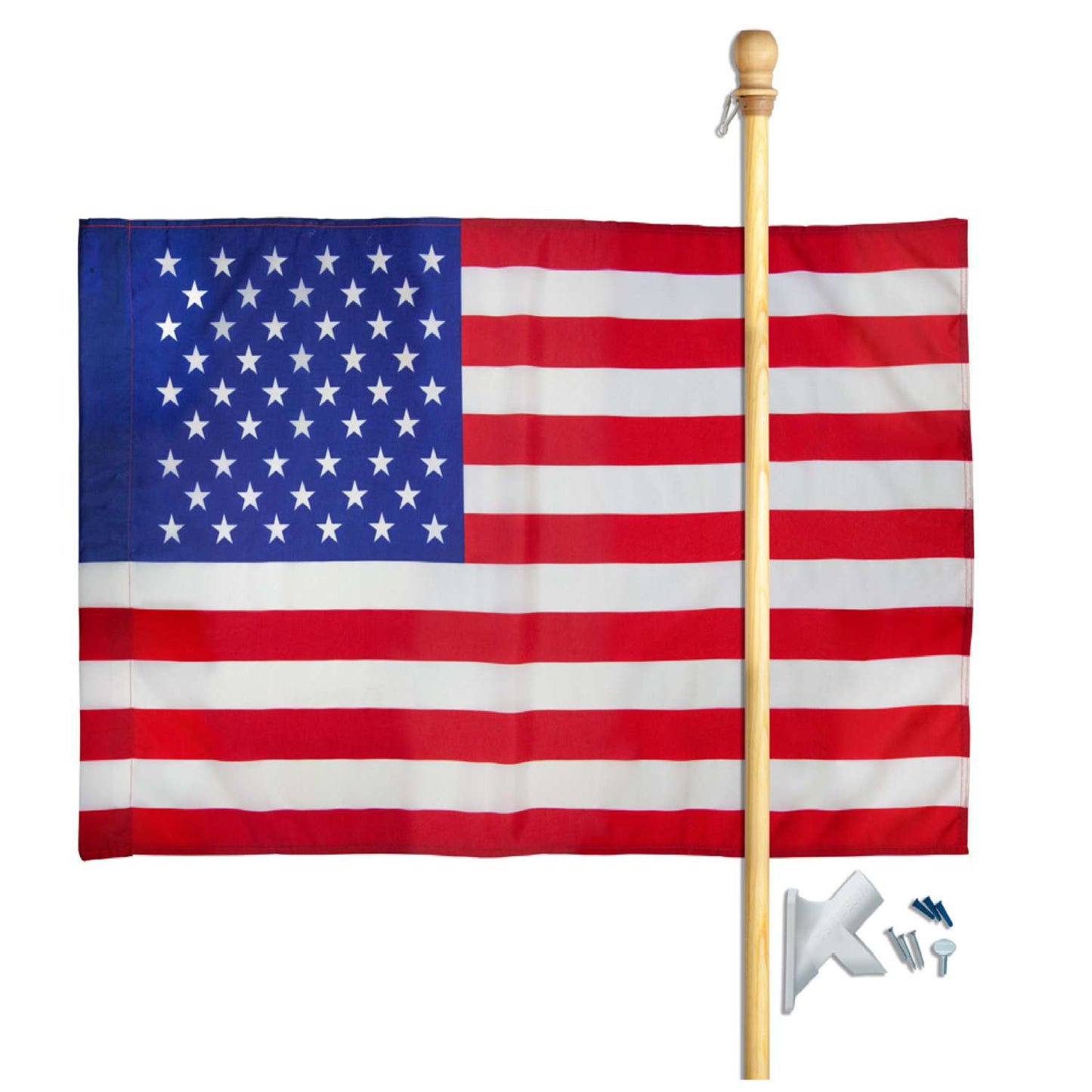  Valley Forge American Flag Set 30 In. H X 4 Ft. W