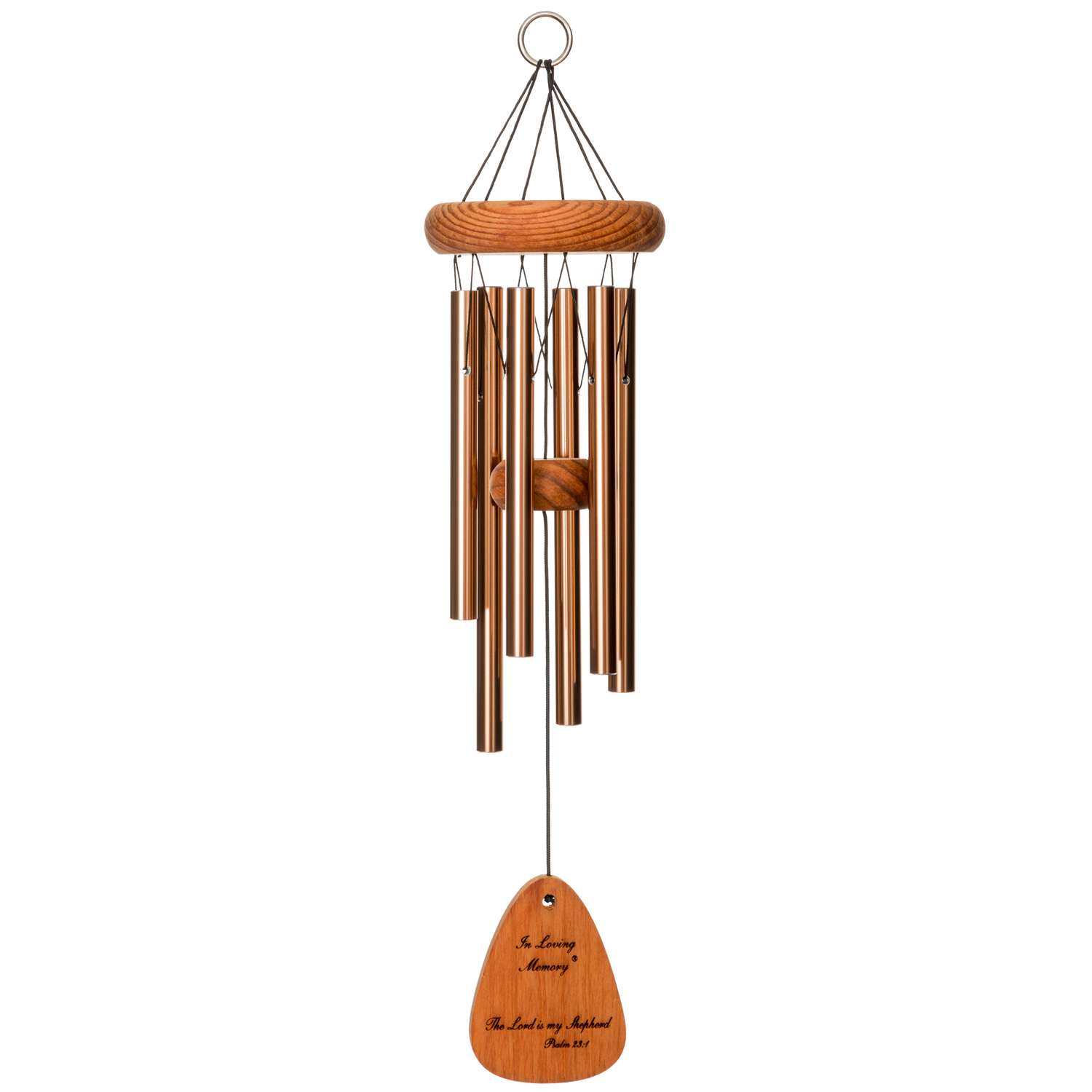  Wind River In Loving Memory Bronze Aluminum/Wood 18 In. Wind Chime