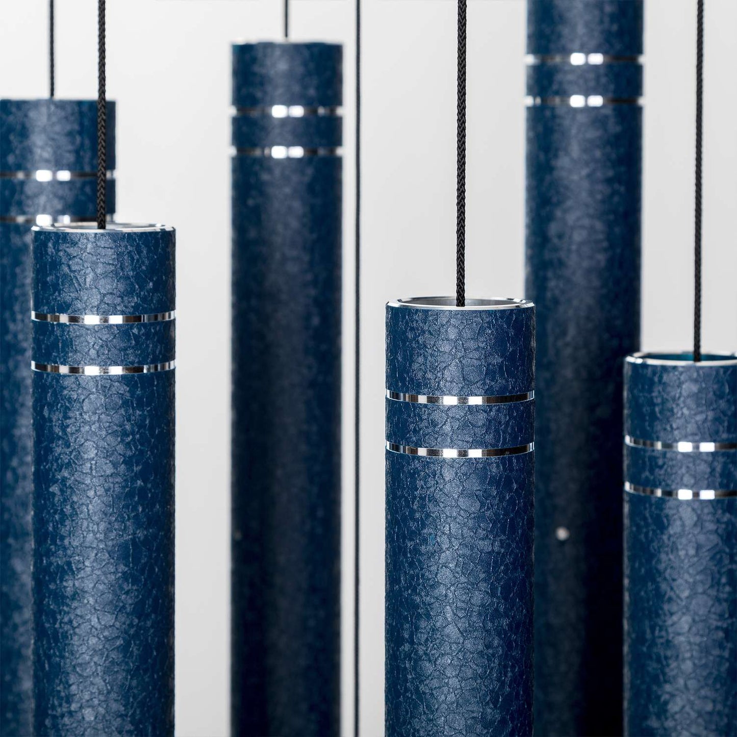  Wind River Arabesque Sapphire Aluminum 57 In. Wind Chime
