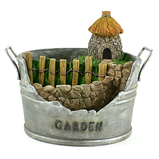  Touch Of Nature Resin Multi-color 8.5 In. Broken Pot Container Statue
